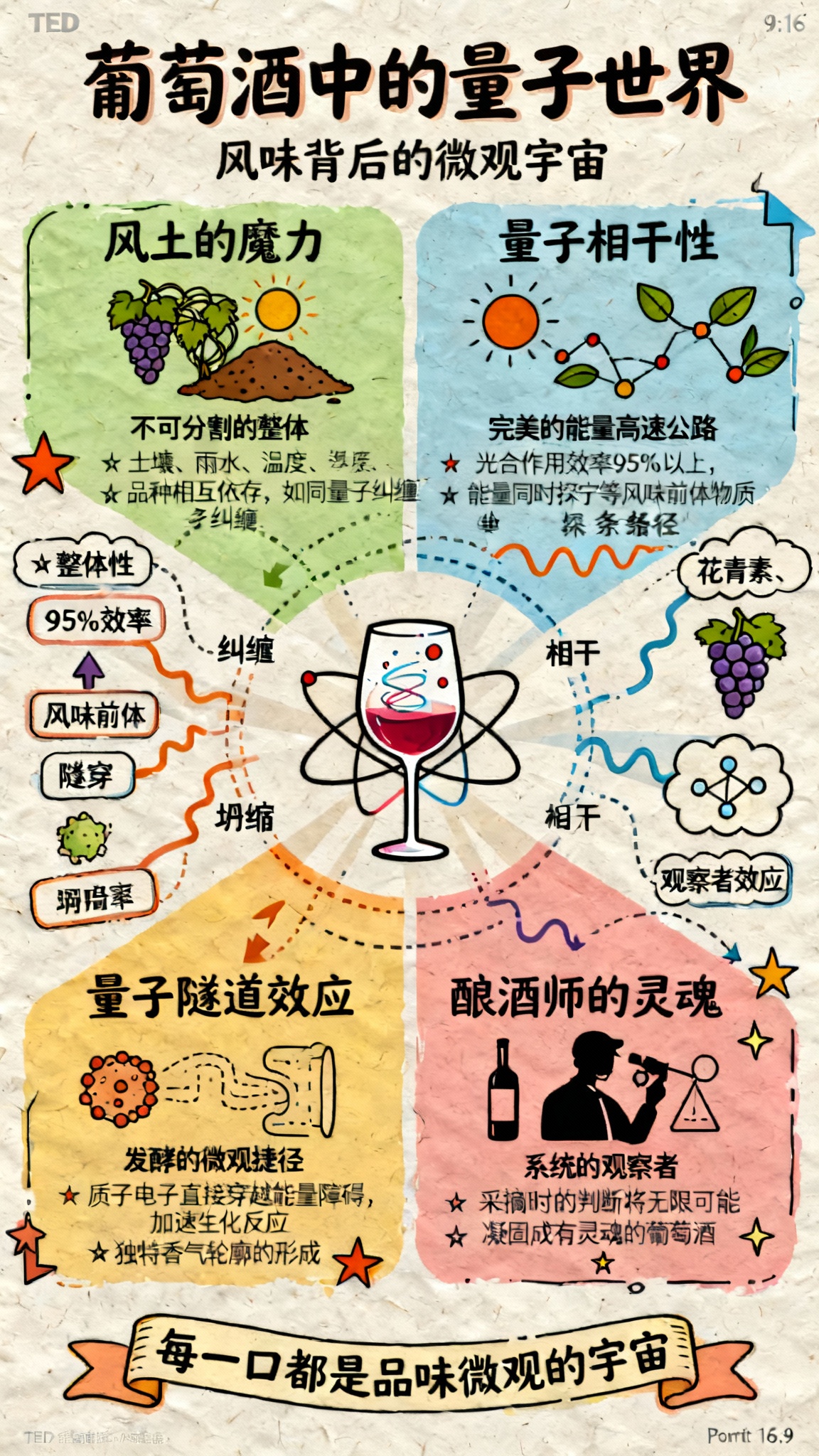 葡萄酒风味根源是...风土？还是量子？
